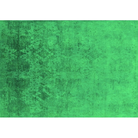 Ahgly Company Indoor Rectangle Persian Green Bohemian Area Rugs, 2' x 3'