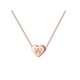 thumbnail image 1 of 26 Initial Heart Shape Alphabet Collar para Mujeres Collares de Acero Inoxidable para Mujeres A Z 26 Alphabet Initial Collares de Oro Rosa para Mujeres Niñas, 1 of 5