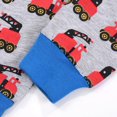 thumbnail image 5 of Bellafa Kids & Toddler Boys Pajamas 2 Piece Pjs Set 100% Cotton Sleepwear For 1-10T Boys-Vehicles, 5 of 7