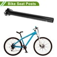 thumbnail image 3 of Unique Bargains Universal 30.8x300mm Gloss Black Bike Seat Posts Adjustable Angle Lightweight Bike Saddle Post Seat Tube Carbon Fiber 1 Pc, 3 of 8