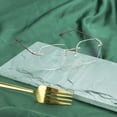 thumbnail image 5 of VisionGlobal Pure Titanium Frame for men/women Blue Light Blocking,Hand-set Diamond Fashion Glasses (Pink Clear, 3.50 Magnification), 5 of 5