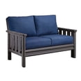 thumbnail image 2 of CR Plastic Stratford Patio Loveseat in Gray-Milano Charcoal, 2 of 6
