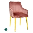 thumbnail image 5 of Set 2 Sillas Sillones Comedor Modernos Terciopelo Elegantes, 5 of 5