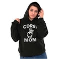 thumbnail image 3 of Corgi Mom Dog Pet Parent Fur Mama Hoodie Sweatshirt Women Brisco Brands S, 3 of 6