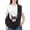 Black, variant on Pawaboo Small Dog Sling Carrier, Reversible Hands Free Dog Sling Carriers for Small Dogs and Cats, Puppy Slings Carrier with Safety Harness, Puppy Essentials, Black