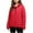 Red, variant on gbyLJF Womens Lightweight Hooded Down Jackets Solid Color Long Sleeve Quilted Puffer Coats Casual Full Zip Blouse with Pockets Winter Outwear