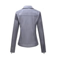 thumbnail image 5 of Giolshon Faux Suede Leather Jackets for Women,Moto Biker Short Coat for Spring and Fall, 5 of 5