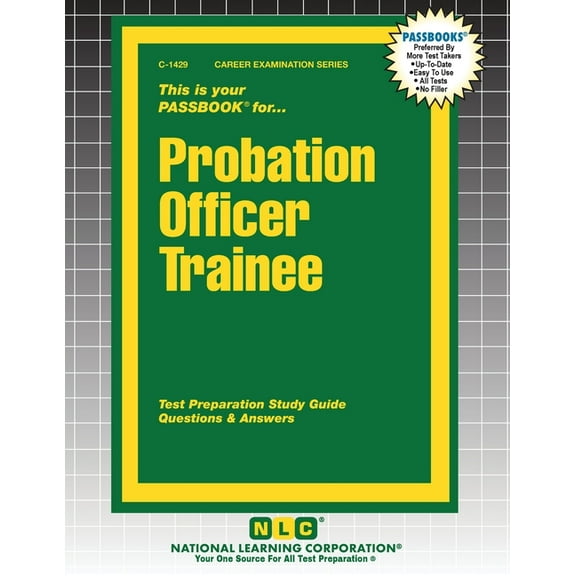 Career Examination Probation Officer Trainee, Book 1429, (Paperback)