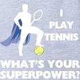 thumbnail image 2 of CafePress - Tennis Superhero - Cute Infant Baby Football Bodysuit, 2 of 3