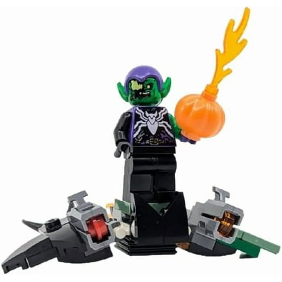 LEGO Superheroes: Venomised Green Goblin Minifigure with Glider