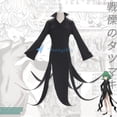 thumbnail image 4 of Disfraz de Cosplay de One Punch-Man, Terrible Tornado Senritsu No Tatsumaki, peluca negra dividida, traje de fiesta de carnaval sexy para mujer, 4 of 5