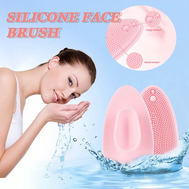 Ganfancp Cepillo de Belleza para Maquillaje y Masaje Facial, Cepillo para Champú, Cepillo de Baño Liquidación Ventas Hoy Ofertas Prime 1X Cepillo Limpiador