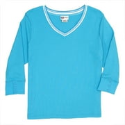 Faded Glory - Women's Plus V-Neck Cotton Jersey