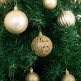 thumbnail image 4 of Juego de adornos con forma de bola de árbol de Navidad Ogrmar, 119 quilates, color dorado, 4 of 6