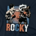 thumbnail image 2 of Rocky T-Shirt Rocky Pow Unisex Graphic Tee For Men & Women Navy&nbsp;, 2 of 7