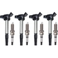 thumbnail image 2 of SINOCMP 4PCS UF596 Ignition Coils& Iridium Spark Plugs Compatible with Toyota Prius Corolla Matrix V CT200H XD 1.8L L4, 2 of 4