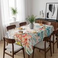 thumbnail image 5 of Vintage Coastal Table Cloth Waterproof Tablecloths, Summer Beach Coral Starfish Nautical Tablecloth Dining Table Cover for Kitchen Party Tabletop Outdoor, Rectangle Tablecloth 60x84 Inch, 5 of 8