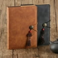 thumbnail image 3 of Milue A5 Retro Leather Diary Replaceable Stationery Notebook Vintage Travel Journal, 3 of 21