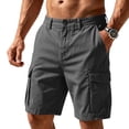 thumbnail image 2 of BRANROY Mens Multi‑Pocket Cargo Shorts - Lightweight Durable Fabric Casual Shorts, Ideal for Hiking Shorts, Beach Shorts, and Running Shorts for Summer Sports and Work,Gray,2XL, 2 of 9