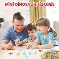 thumbnail image 4 of Minifiguras de dinosaurios HAPTIME, 300 unidades, animales de resina, juguetes para niños, 4 of 7