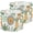 Color 2, variant on Lamp Shades Set of 2 Abstract stylized wave sky like stained glass window 13" x 13" x 10" Lampshade for Table Lamps Floor Lamps Lamp Shade Replacement Easy Assembly Required