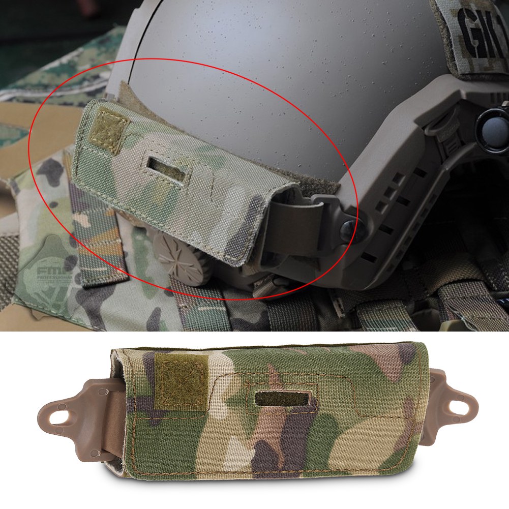 Ccdes Helmet Rear Pouch, Nylon Helmet Rail Counter Weight Bag Pouch For OPS/FAST/BJ/PJ/MH With