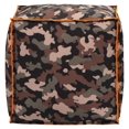 thumbnail image 1 of Gouchee Home Cube Camo Pouf Ottoman – Soft-Stretch Bean Bag Seat with Polystyrene Beads, Lightweight & Durable for Living Room or Dorm, Made in Canada, 1 of 6