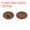 Dark Coffee, variant on Uxcell Screw Cap Covers, 120 Pack 11.8x3.3mm Plastic Screw Decoration Cover, Warm White