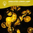 thumbnail image 4 of WASHWEPE 1Ud Cadena De Luces Solares LED Simuladas En Color Amarillo Para Exterior, 4 of 6