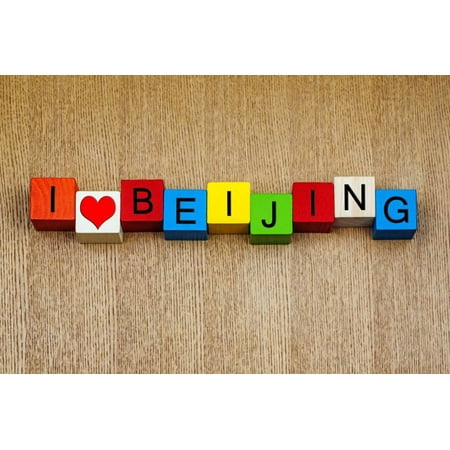 i love beijing china sign series for travel holidays and place