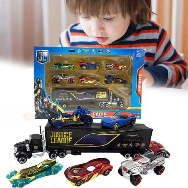 De Carreras 1:64 Aleación Mini Modelo Coche Camión Firme Ligero Niños Regalos De Cumpleaños Juguetes Para Niños 7 Uds Coche Scienceny FN008357-01