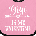 thumbnail image 4 of Inktastic Gigi is My Valentine Boys or Girls Baby Bib, 4 of 4