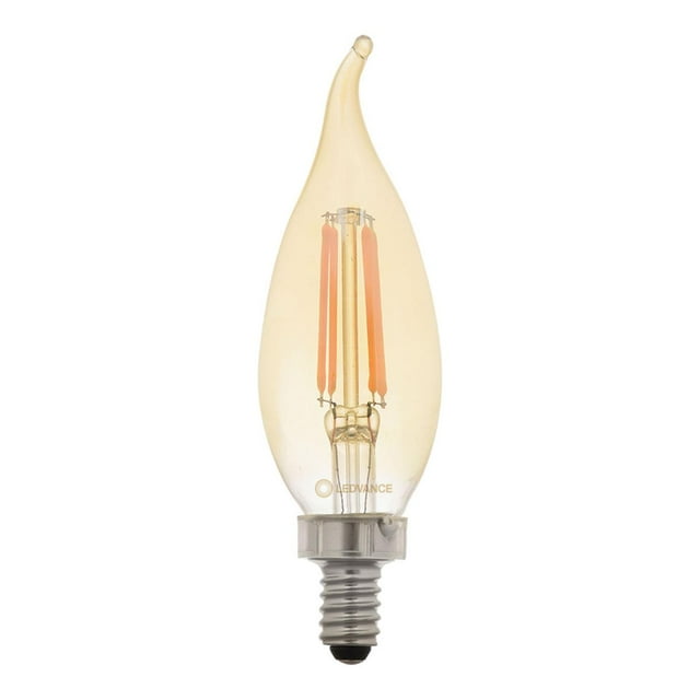 3 Focos Led Vela Ledvance 2.5W Luz Cálida E12