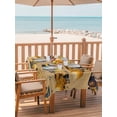 thumbnail image 2 of 60x84 Inch Outdoor Tablecloth with Umbrella Hole Zipper Rectangle Construction Truck Rectangular Tablecloths Outside Waterproof Cartoon Grips and Bulldozers Turmeric Patio Table Cover for Picnic, 2 of 8