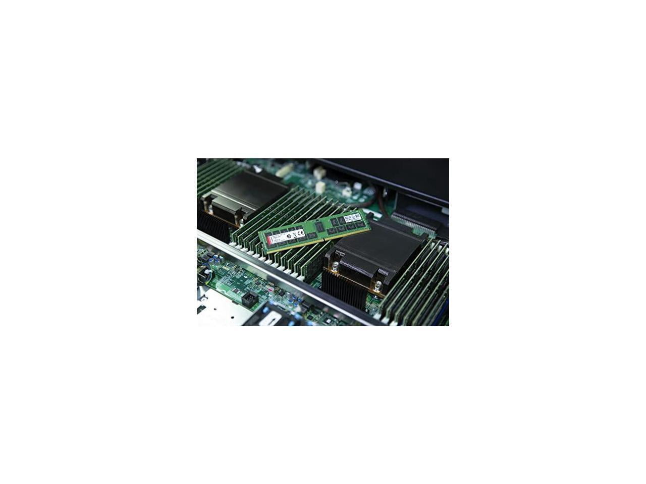 Kingston KSM32ED8/32HC Server Premier 32GB DDR4 SDRAM Memory Module - For Server - 32 GB - DDR4-3200/PC4-25600 DDR4 SDRAM - 3200 MHz Dual-rank Memory - CL22 - 1.20 V - ECC -Unbuffered-288-pin- DIMM