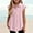 Pink#1, variant on Fesfesfes 3-14 Years Girls Cotton Linen Shirts Summer Casual Button v Neck Tunic Blouses Kids Trendy Lightweight Solid Short Sleeve Loose Tops(Light Blue,11-12 Years)