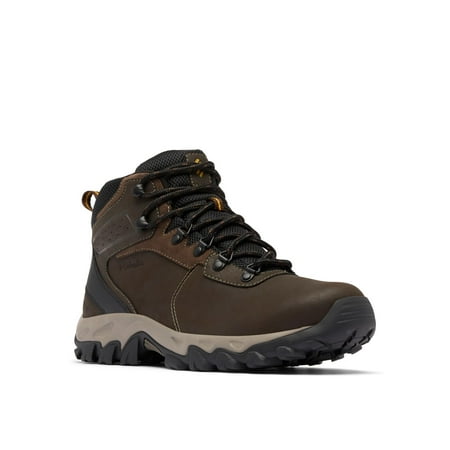 Columbia Mens Newton Ridge Plus II Waterproof Hiking Boot, Cordovan/Squash, 13
