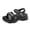 Black, variant on HTHLVMD Velcro Strap Sandals, Casual Women Slides, Platform Sandals, Summer Sporty Shoes, Walking River Sandals Lightweight EVA Adjustable Water Shoes Textured Insole for Women Ladies, Black 7