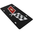 thumbnail image 3 of Chevy Corvette C3 Logo License Plate (Black), 3 of 3