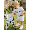 thumbnail image 3 of BemeyourBBs Newborn Baby Boy Girl Golf Outfits Summer Romper One Piece Clothes Casual Golf Themed Pattern Crew Neck Short Sleeve Jumpsuit, 3 of 9