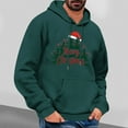 thumbnail image 2 of fheaev Chandails à Capuche pour Hommes Automne Chandails à Capuche pour Hommes de Noël Imprimés Chandail à Capuche Décontracté à Manches Longues, 2 of 4
