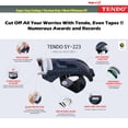 thumbnail image 2 of Packing 2" Tape Dispenser: TENDO Home & Office Line - Ergonomic, Economic, Environmental Solution for 2" Heavy Duty Shipping, Moving, Box Sealing with Patented 10° Sloped Chromium Blades [SY-223 Navy], 2 of 7