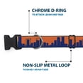thumbnail image 5 of Buckle-Down Pet Collar, Dog Collar Plastic Buckle, Denver Solid Skyline Orange Navy, 8.5 to 12 Inches 0.5 Inch Wide, 5 of 8