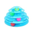thumbnail image 1 of Divertidos Juguetes Interactivos Para Gatos, Tocadiscos De 4 Capas, Juguete Para Atrapar Gatos, Juego De Pelota, Torre De 4 Niveles, Pistas, Juguete Para Gatos Kearding PT001508-02, 1 of 6
