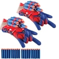thumbnail image 1 of Guante lanzador para niños, 2 uds., disfraz de héroe, guante de araña, juego de juguetes de muñeca, juguetes educativos para niños, regalo para fanáticos de los niños, 1 of 8