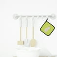 thumbnail image 3 of Caroline's Treasures New Zealand White Rabbit Green Pair of Pot Holders, 3 of 3