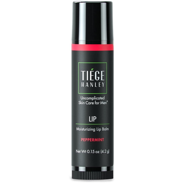 Tiege Hanley Hydrating Lip Balm Peppermint - Productos de tratamiento hidratante para labios secos y agrietados - Hidratante de Labios