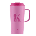 thumbnail image 1 of Termo Café LuckyLy 500ML Rosa Letra K, 1 of 6