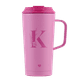 thumbnail image 1 of Termo Café LuckyLy 500ML Rosa Letra K, 1 of 6