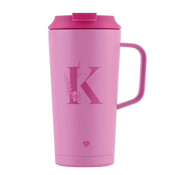 Termo Café LuckyLy 500ML Rosa Letra K